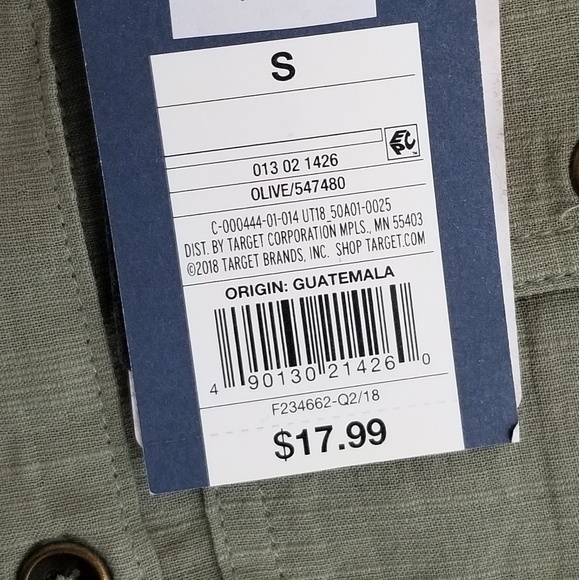 Universal Thread Button Down Sleeveless size Small - Picture 2 of 4